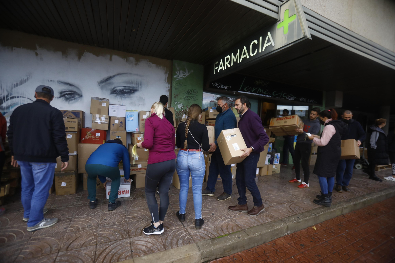 Las fotografías del nuevo cargamento solidario de Córdoba a Ucrania