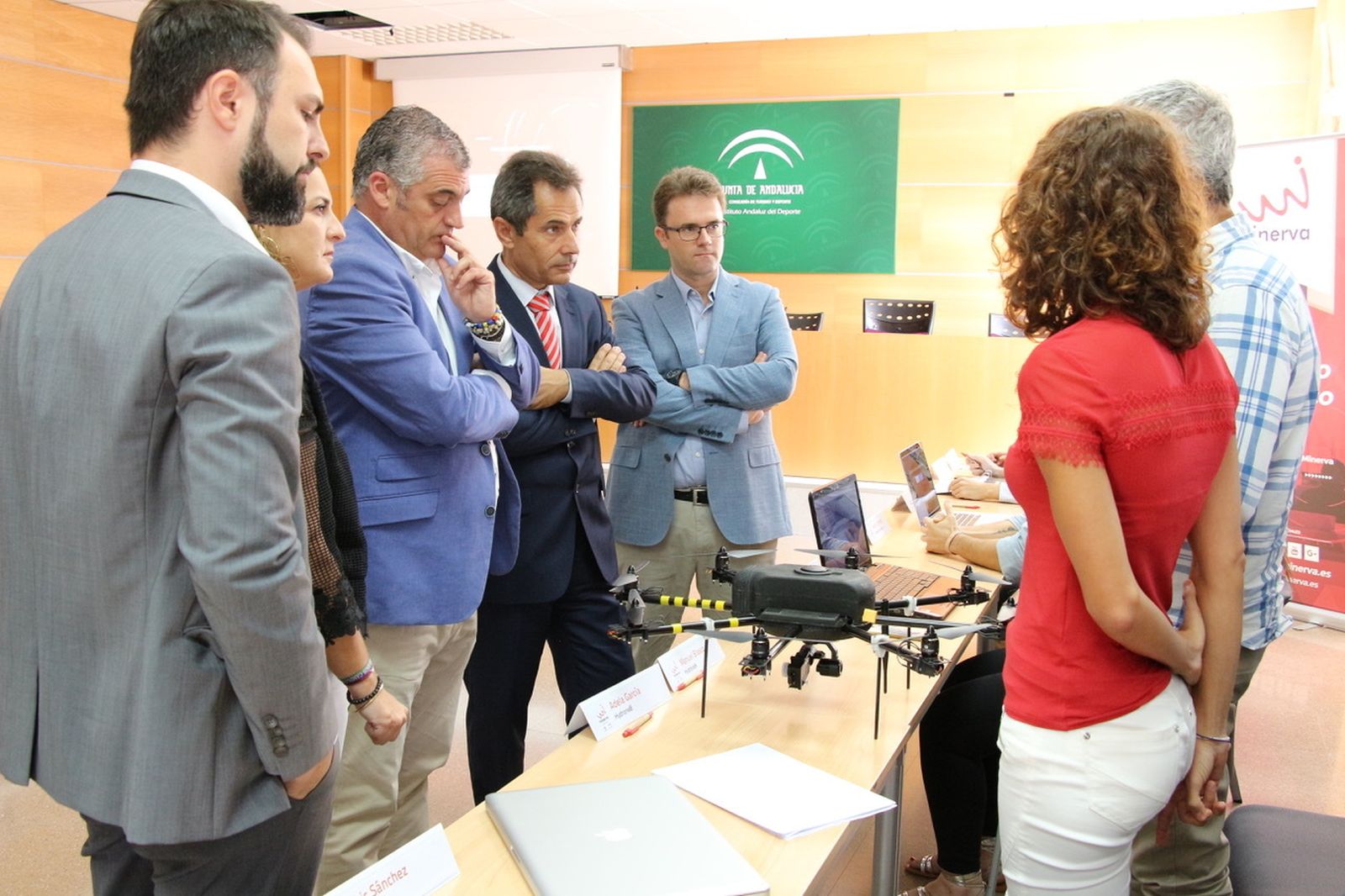 Un momento del acto esta mañana en Málaga