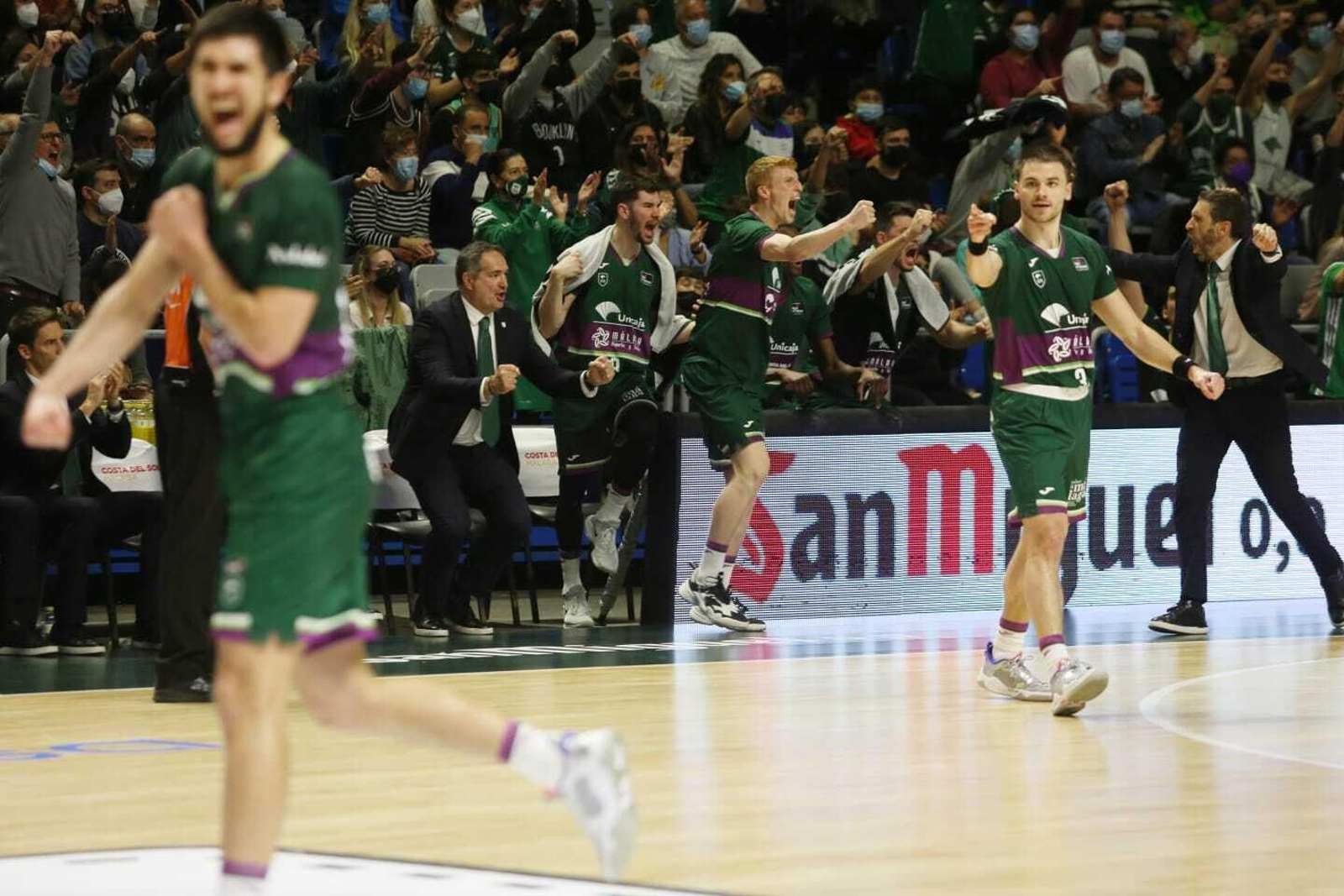 Las fotos del Unicaja-Surne Bilbao Básket