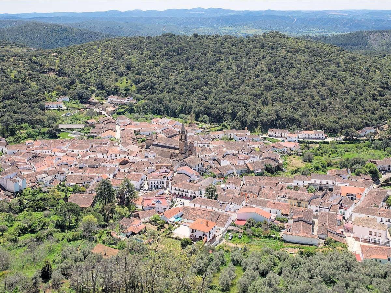 Vista panorámica de Alájar