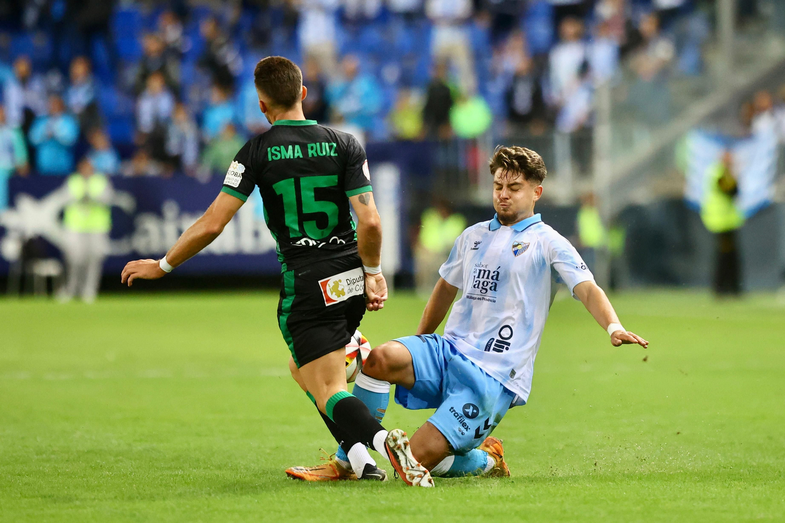 El Málaga CF-Córdoba, en fotos