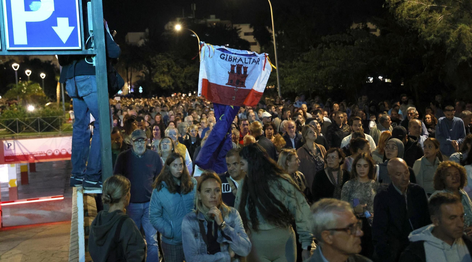 Las fotos de la manifestación en La Línea en demanda de medidas para evitar los efectos del Brexit sobre Gibraltar