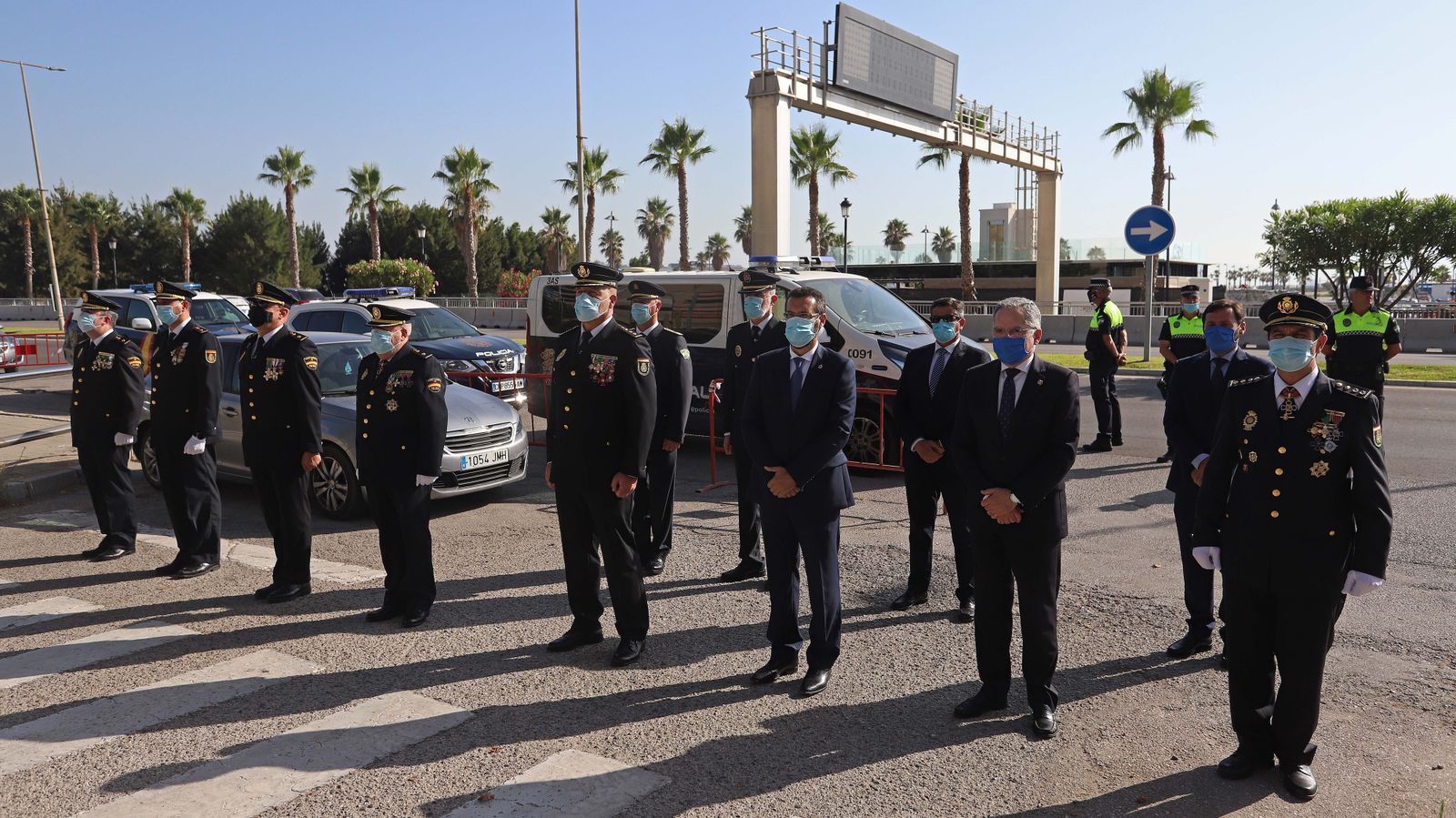 Acto de jura de cargo de la XXXIV promoción de Policía Nacional en La Línea