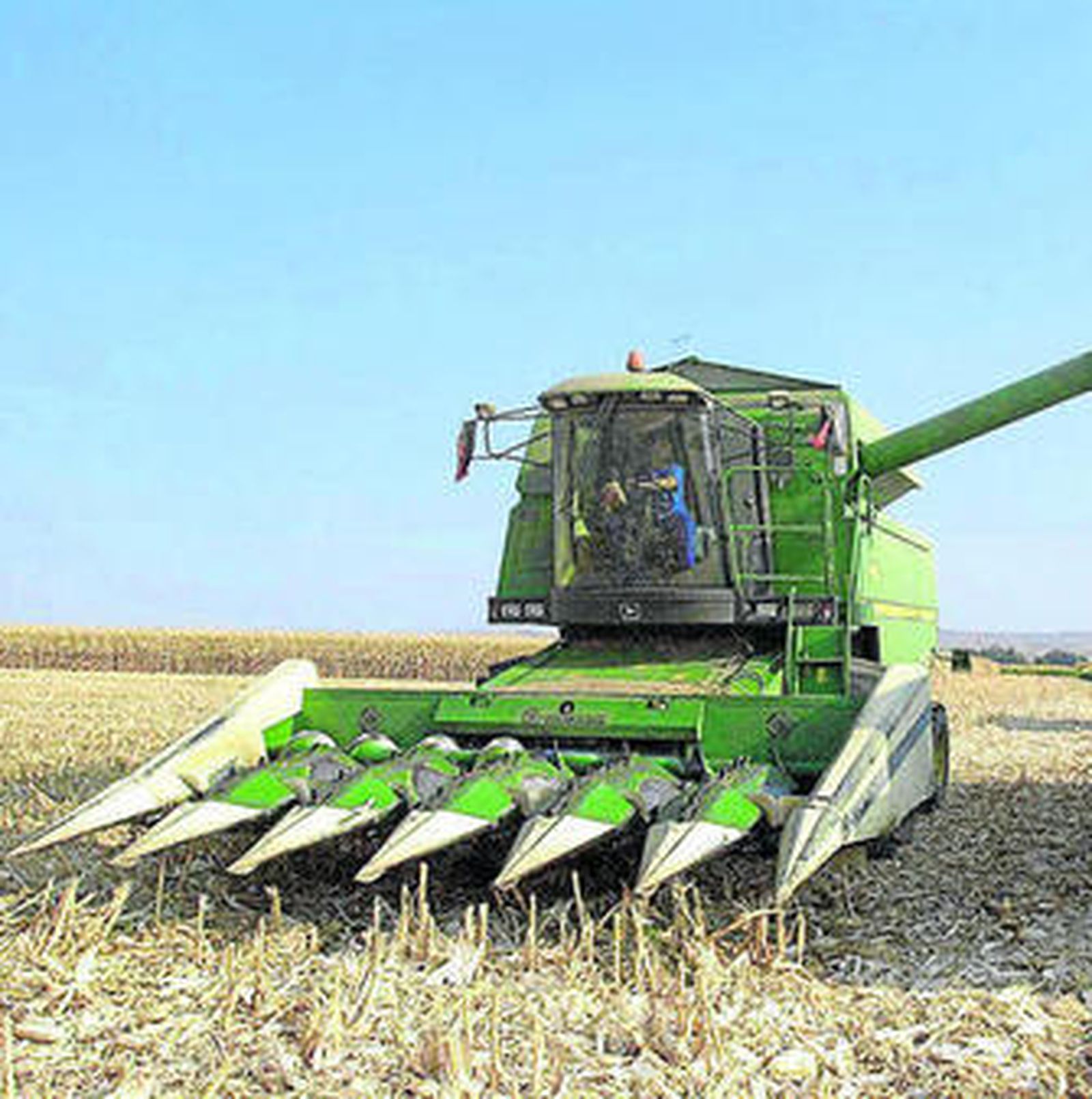 Campaña de siega del cereal.