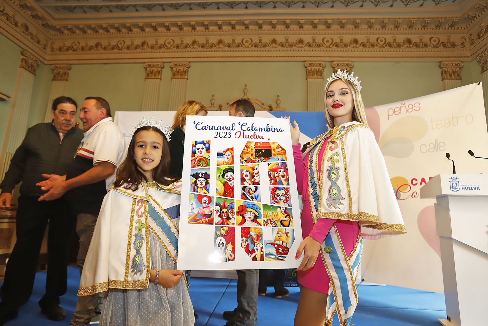 Presentación del cartel anunciador del Carnaval Colombino 2023