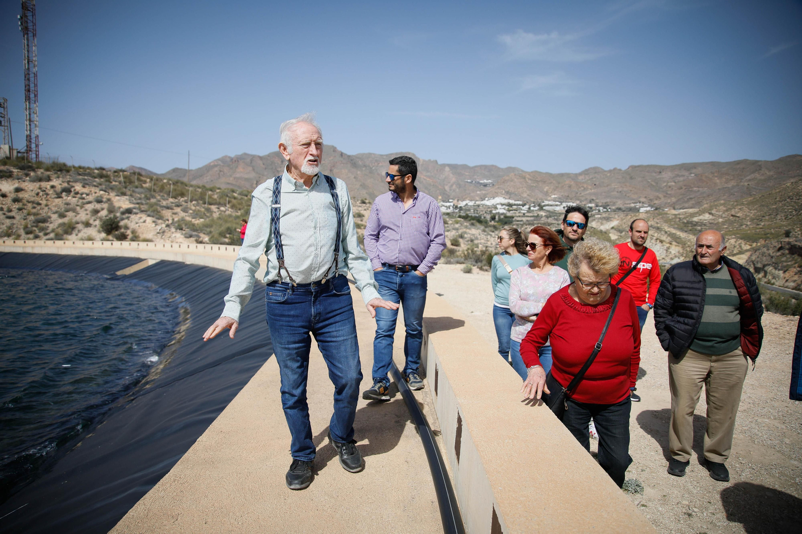 CUCN visita la desaladora de Carboneras y las balsas de Níjar