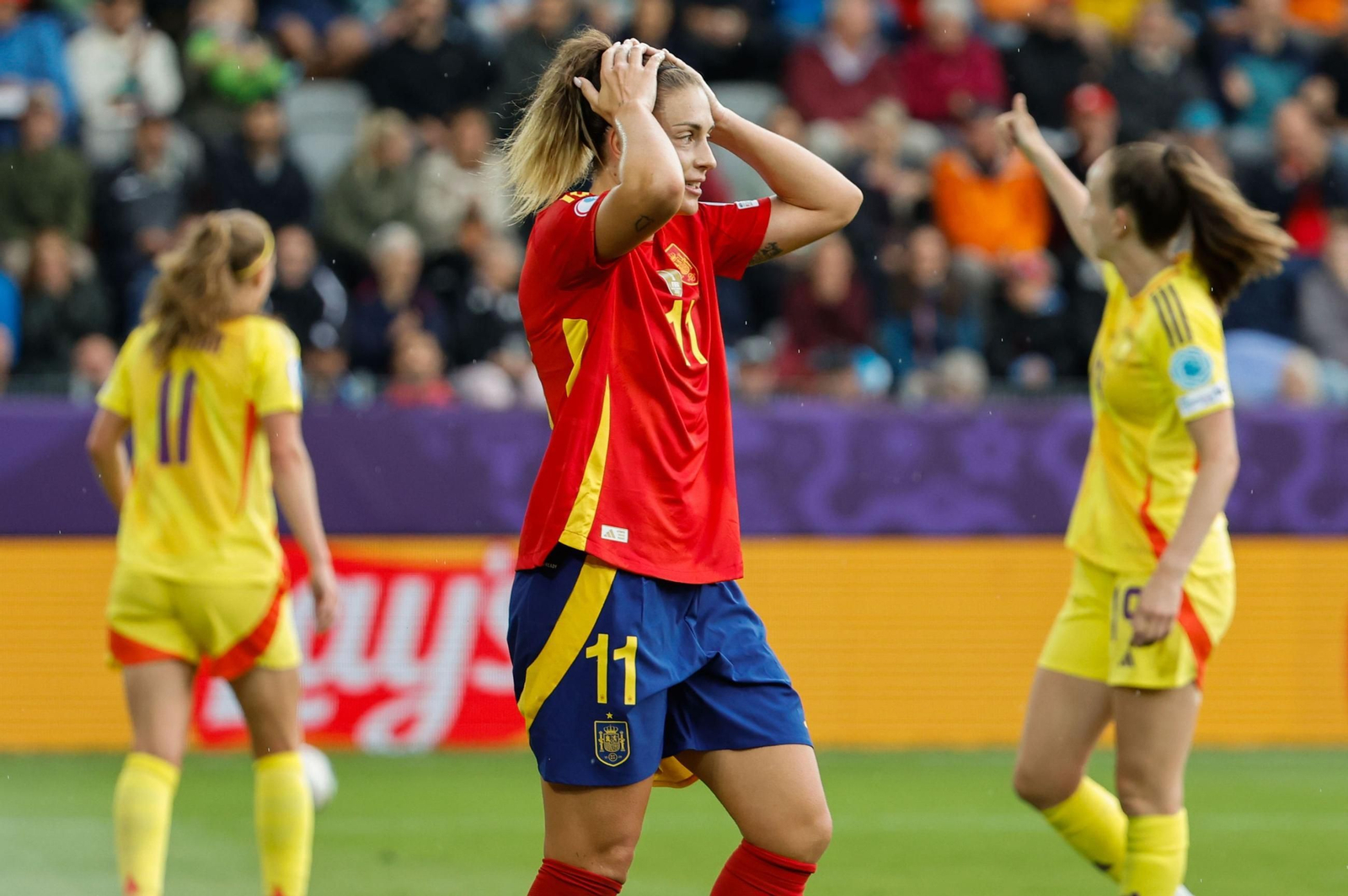 Las fotos de la goleada de España sobre Bélgica en la Eurocopa femenina