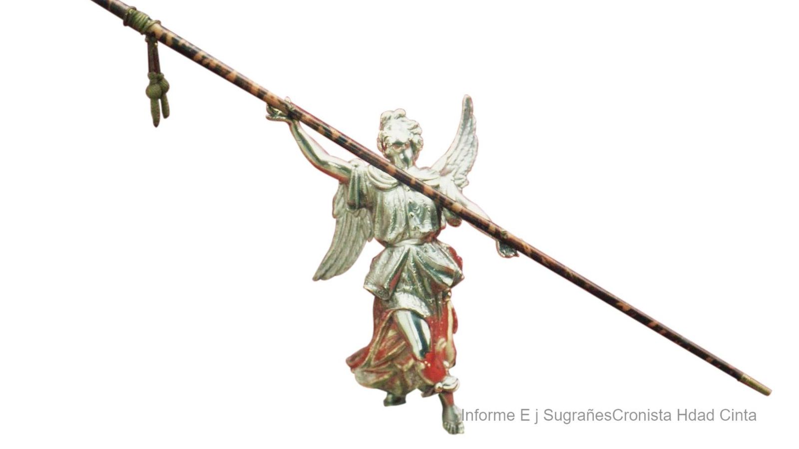 Vara de Alcaldesa Perpetua que lleva en el frontal de su paso la Virgen Chiquita.