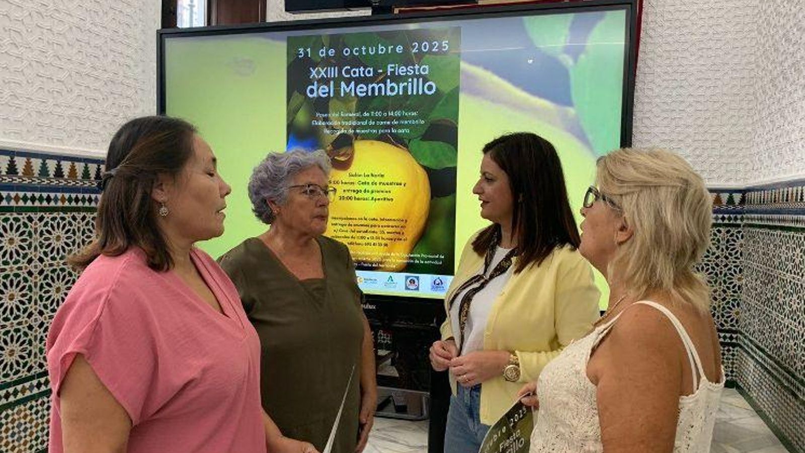 Presentación del cartel de la XXIII Cata-Fiesta del Membrillo de Puente Genil.