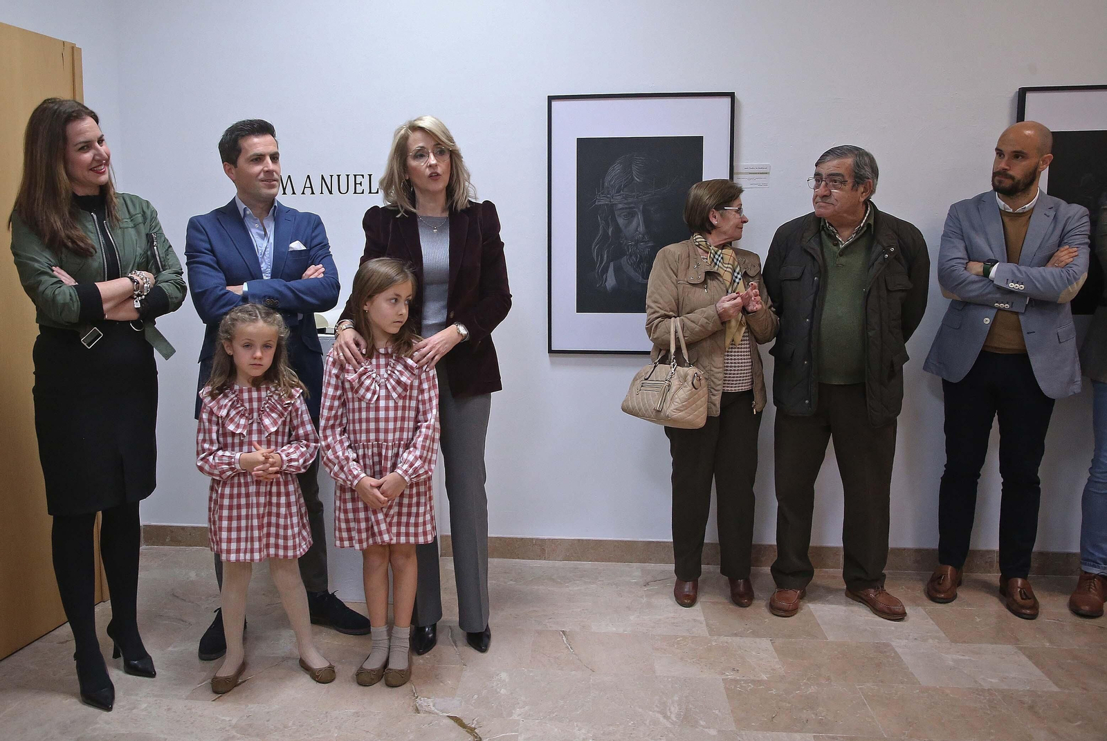 Fotos de la inauguración de 'La Pasión de Jesús' de Manuel Pavón