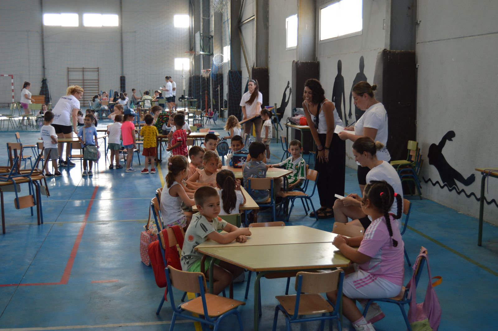 Primer día de escuela de verano de San Juan del Puerto.