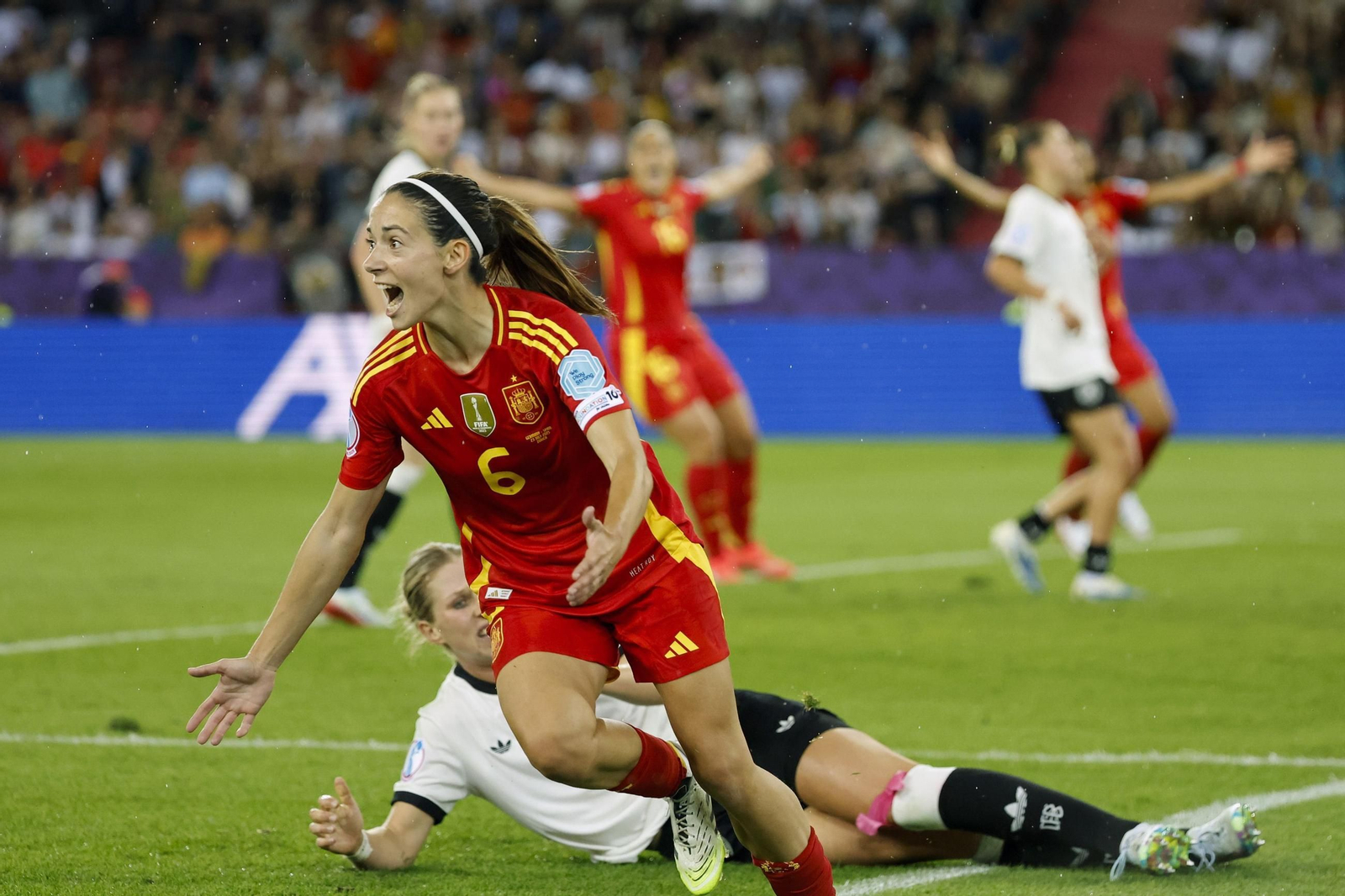 Las mejores imágenes del pase a la final de España ante Alemania en la Eurocopa femenina