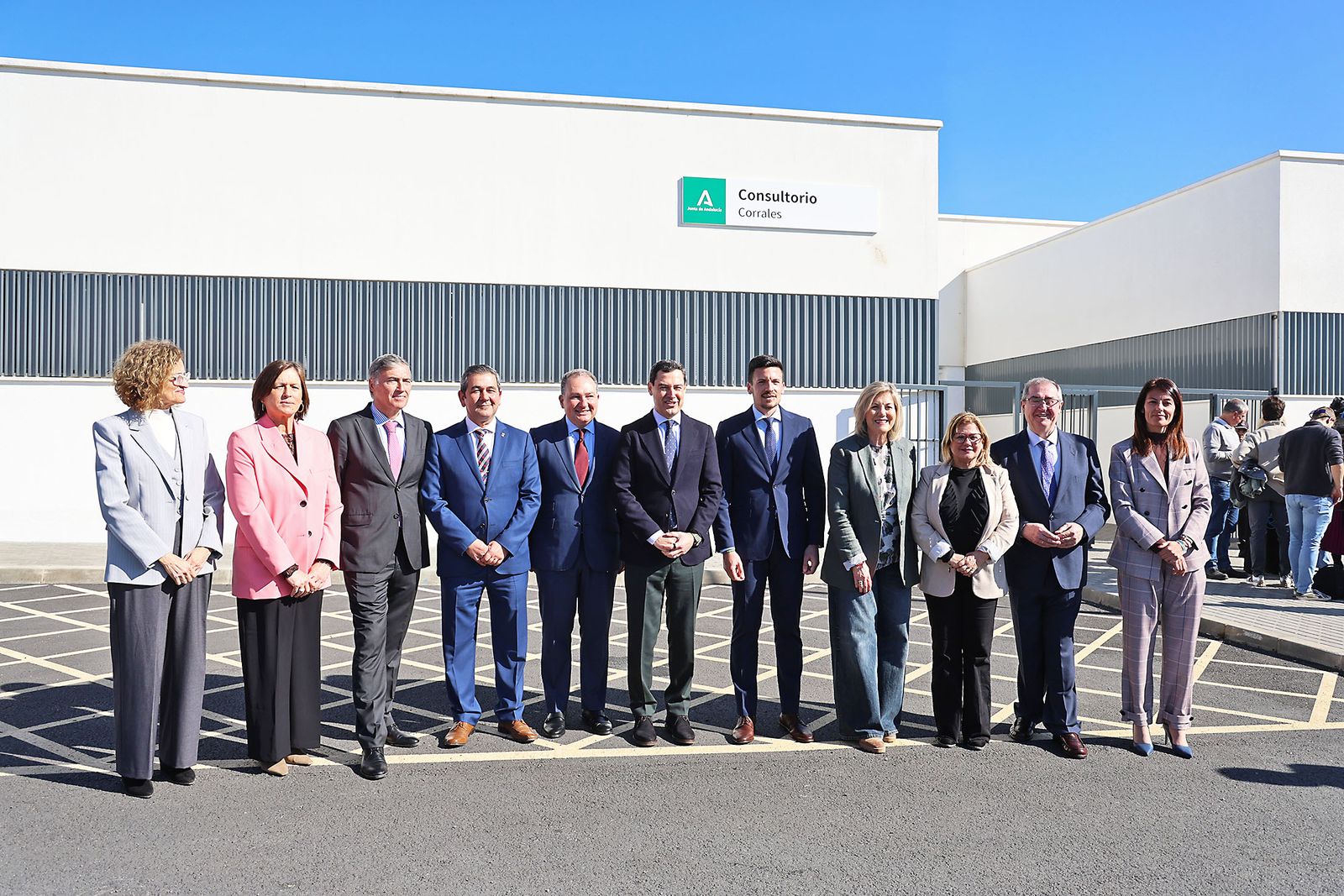 Las fotografías de la inauguración del consultorio de salud de Corrales.