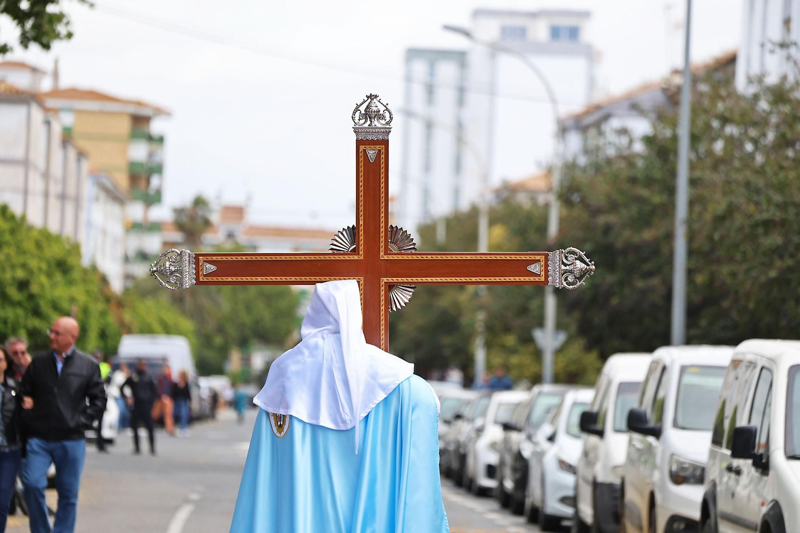 Imágenes de El Resucitado por el barrio de La Hispanidad