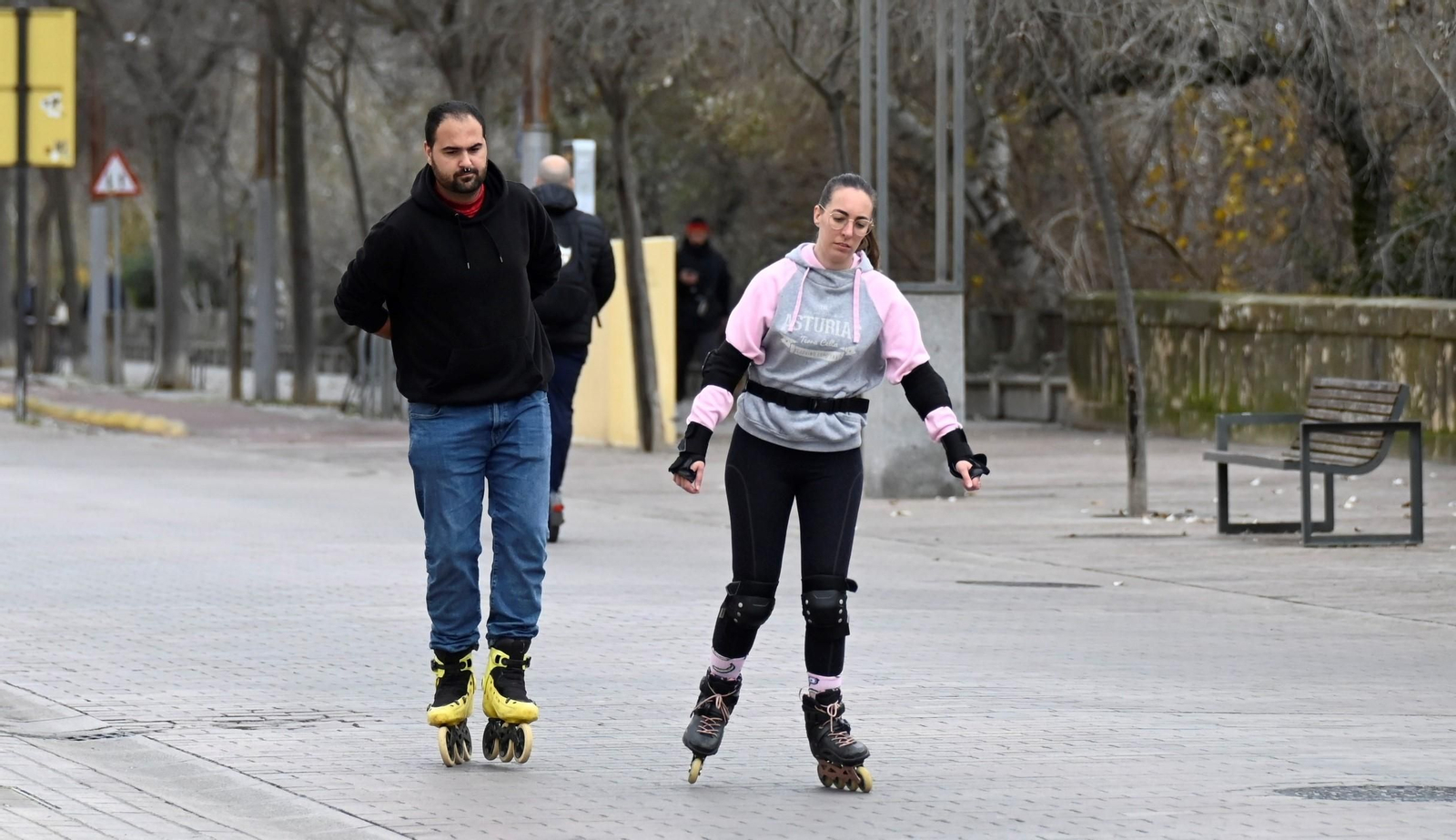 Un paseo en imágenes por la Ribera de Córdoba una gélida mañana
