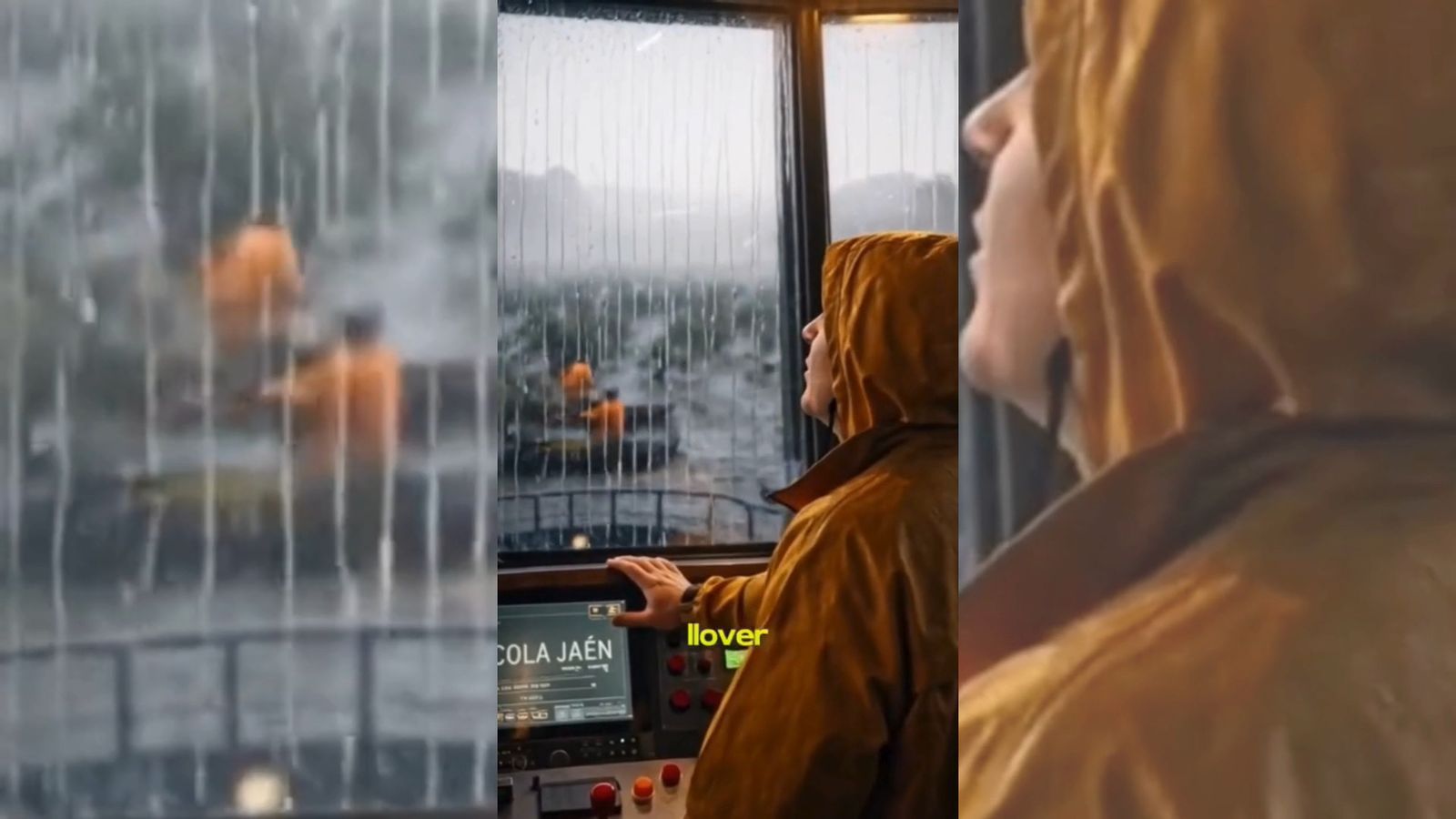 Oleícola Jaén ironiza sobre el temporal con un vídeo viral: aceituneros “recolectando” en alta mar