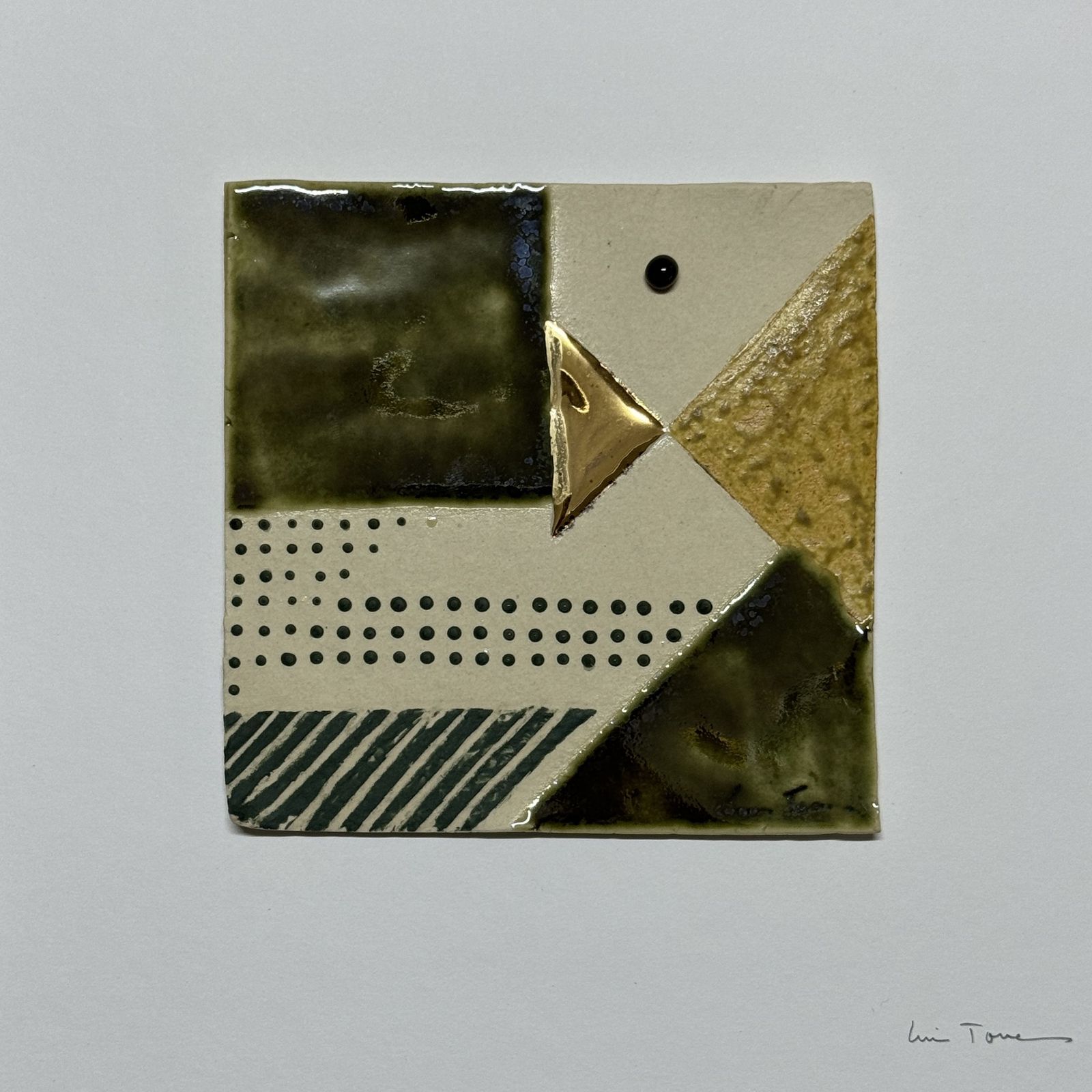 Detalle de una de las obras de Luis Torres.