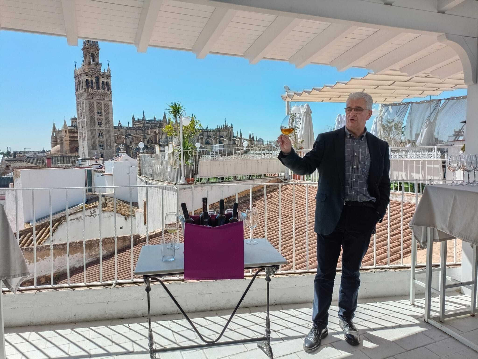 José Antonio Sánchez presenta la nueva saca de Goya XL.