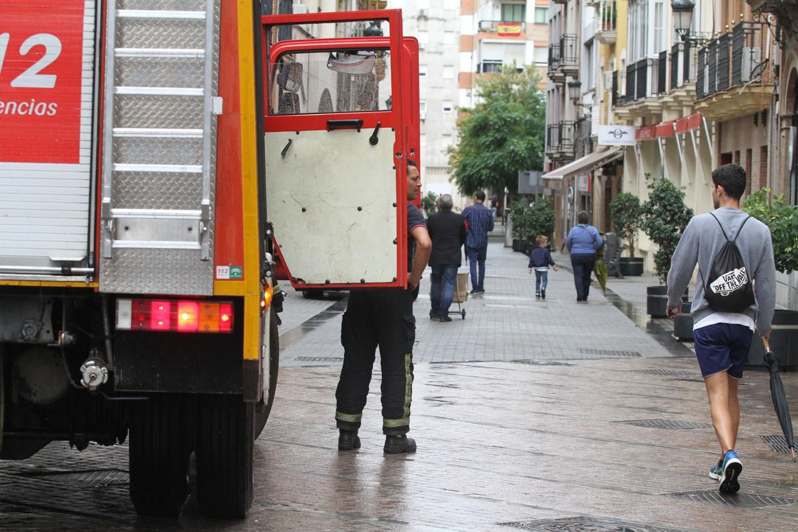 Imágenes del temporal de lluvia en Huelva.