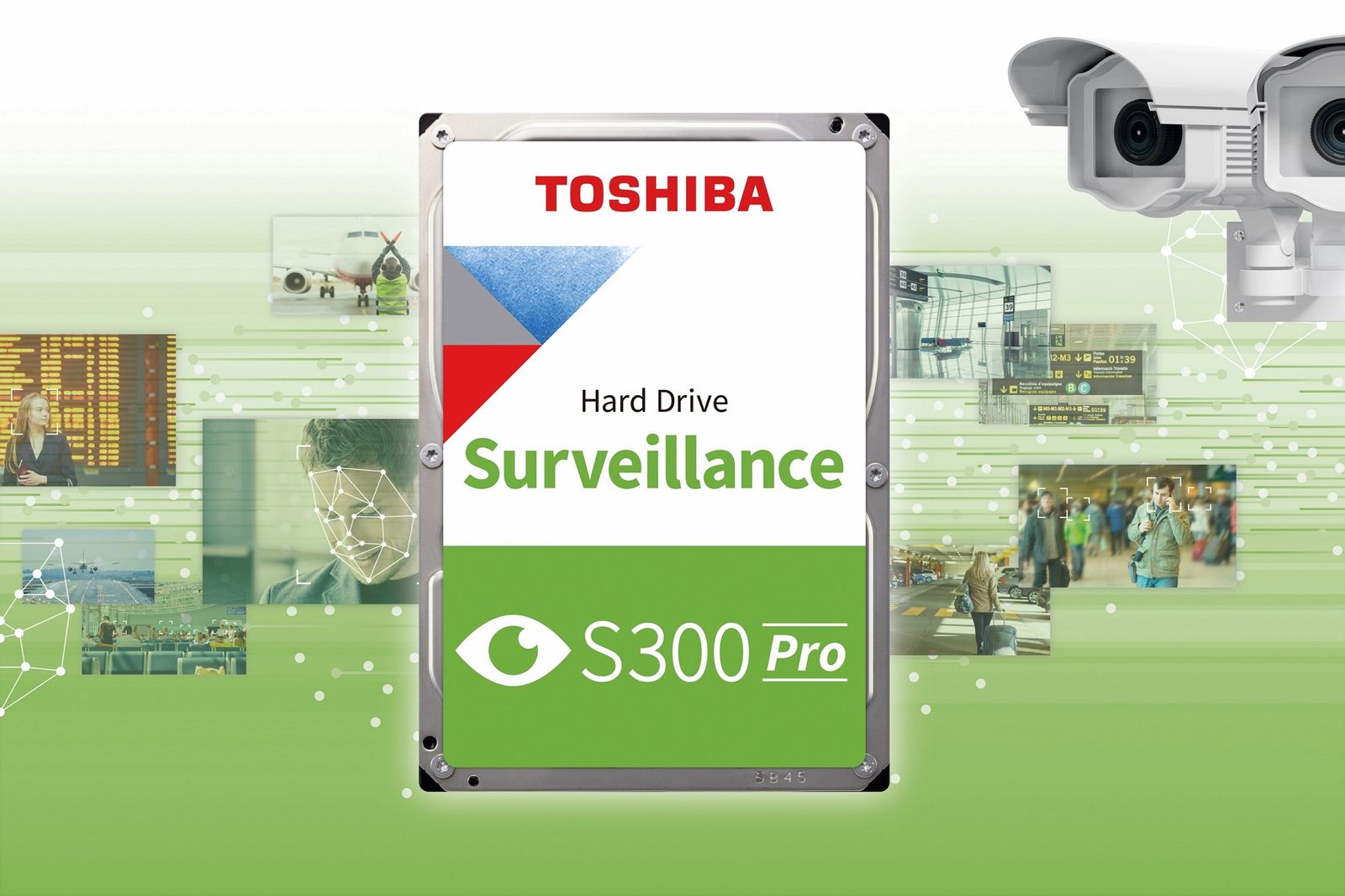 Toshiba lanza la nueva generación de discos duros S300 Pro para sistemas de videovigilancia a gran escala