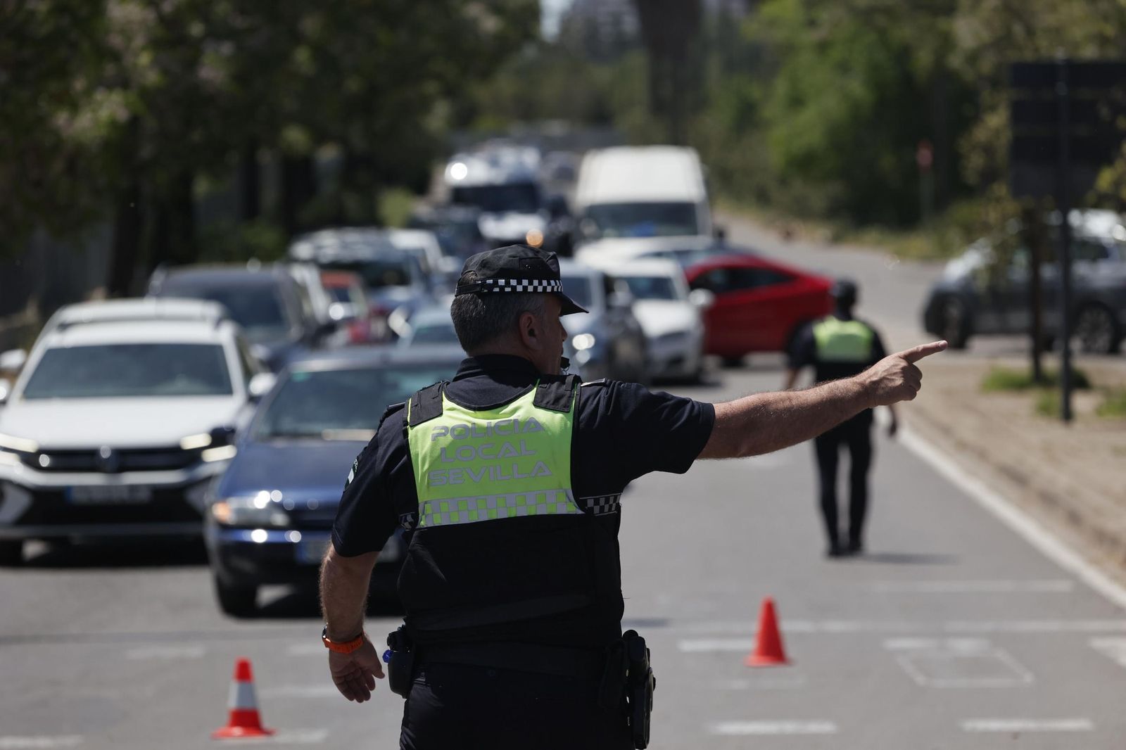 Imágenes del apagón en Sevilla