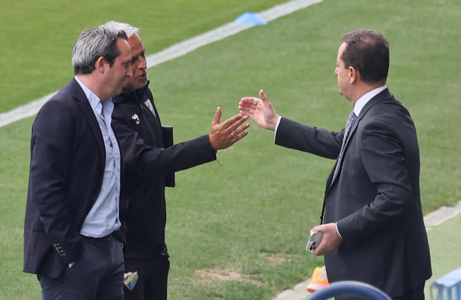 Kike Pérez, Pellicer y Muñoz, en una foto de archivo