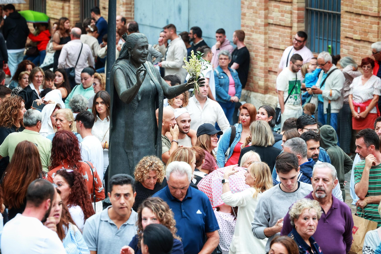 Las imágenes de la suspensión de la procesión de la Patrona de Cádiz