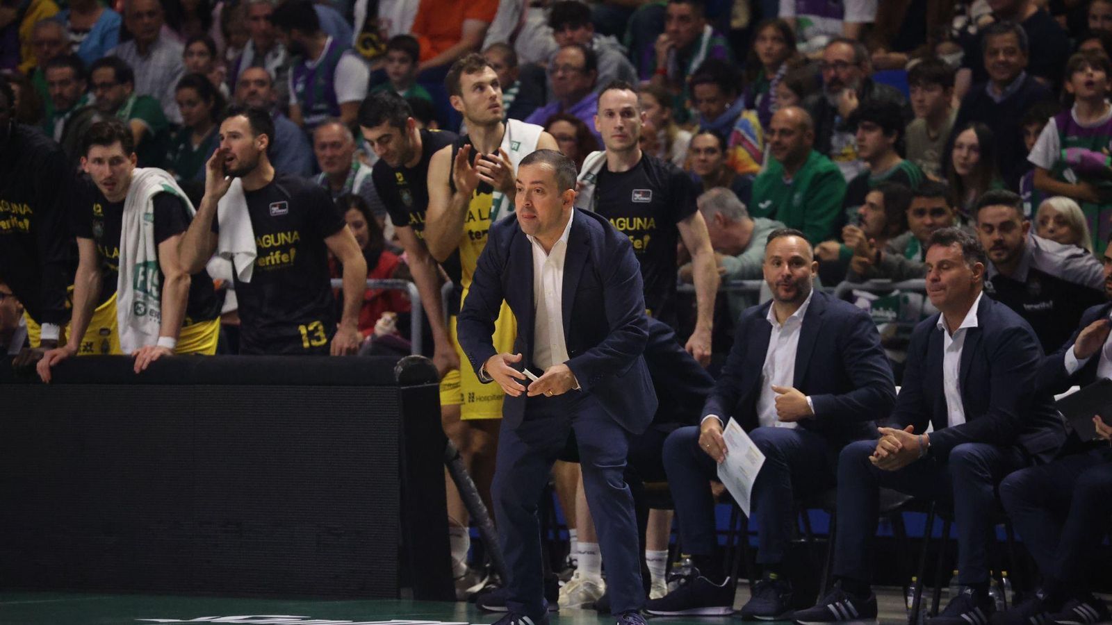 El Unicaja-La Laguna Tenerife, en fotos