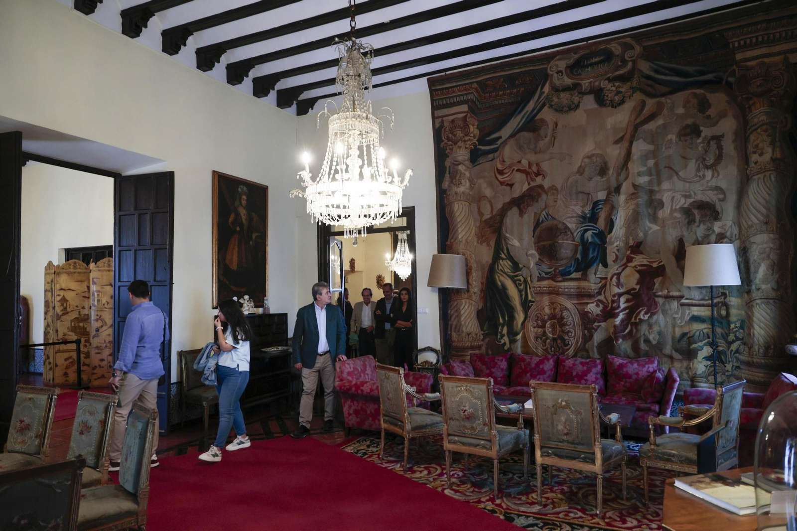 La visita al Palacio Bucarelli en imágenes