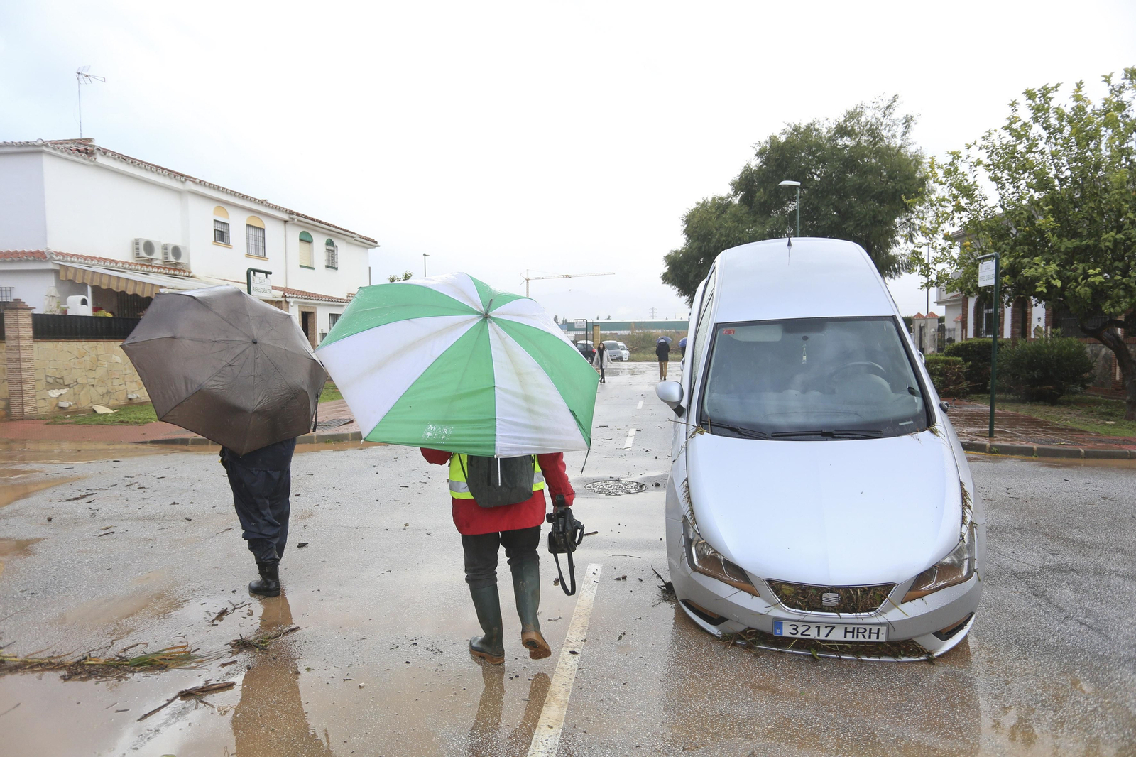 Las fotos de Campanillas inundada por el desbordamiento del río