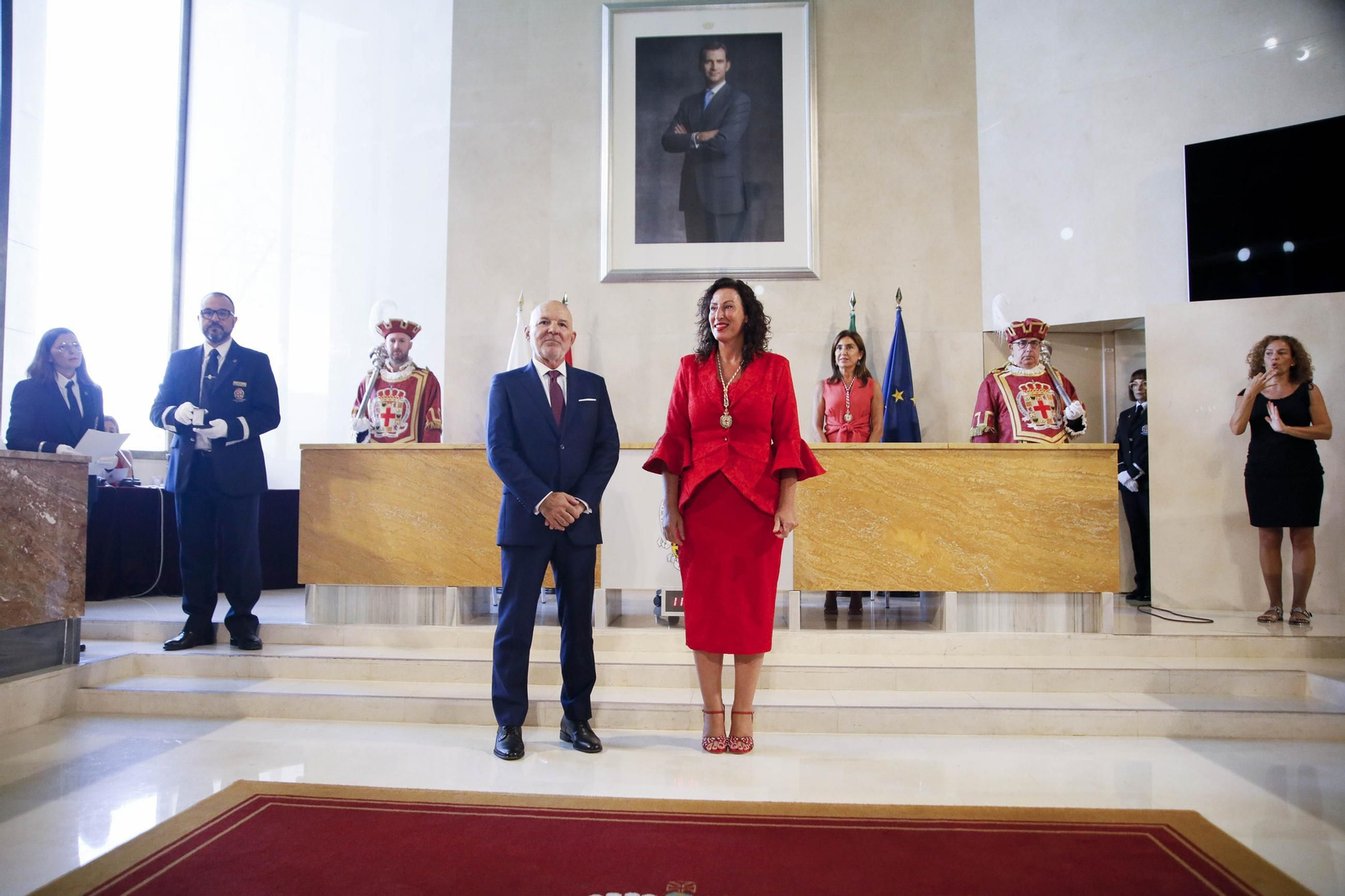 Las imágenes de los acto conmemorativo a los Coloraos