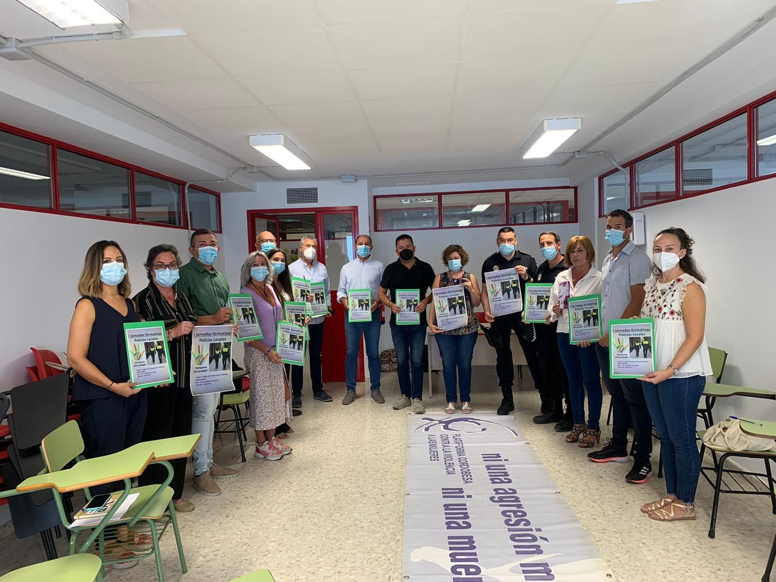 Jornadas de formación en atención a víctimas de violencia machista para policías locales.