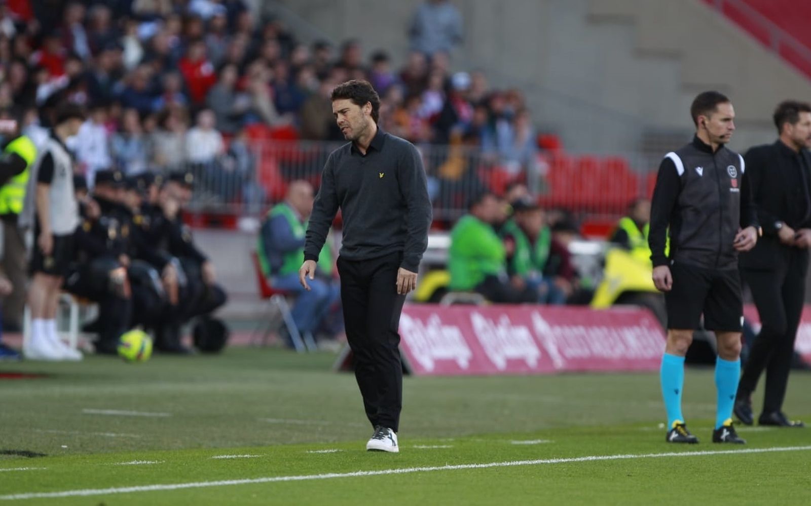 Rubi, durante una acción del encuentro