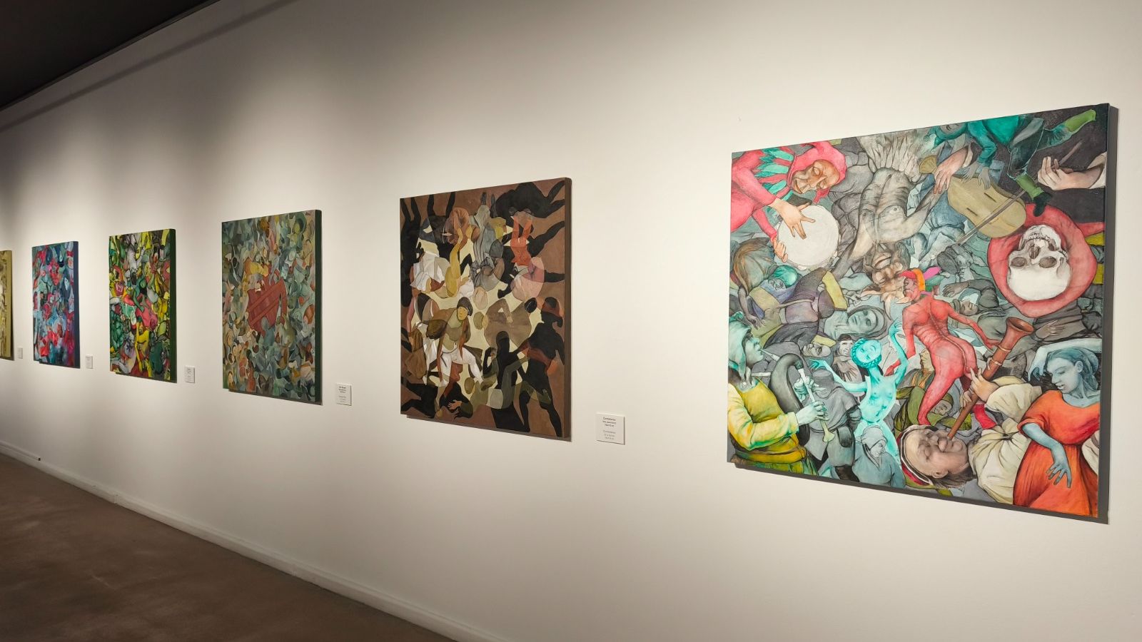 Imagen de parte de la exposición de Germán Bandera, 'El arte de desaparecer'