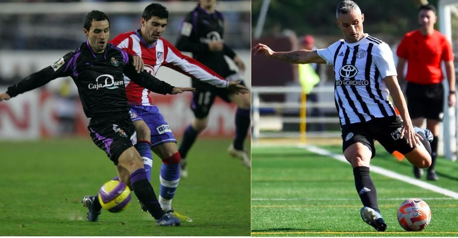 Cifu, ante Reyes en un Atlético-Valladolid y en la actualidad en el Atlético Central-