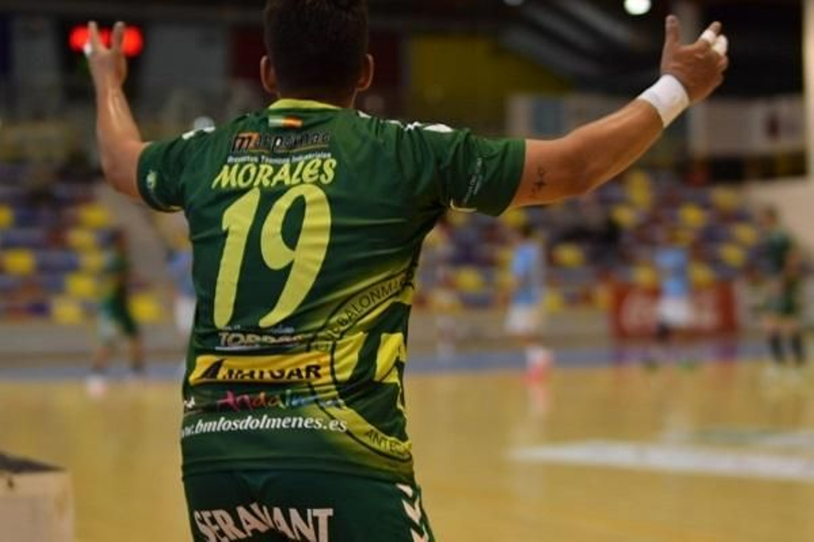 Morales, durante un partido.