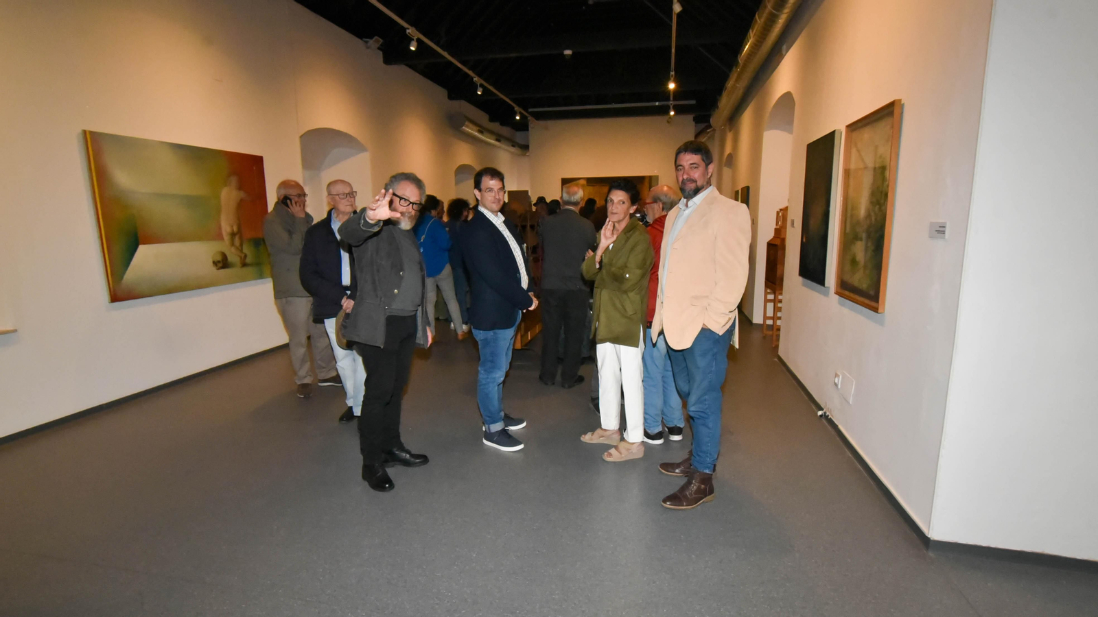 Fotos de la inauguración de la muestra 'El rumor del tiempo' de Guillermo Peréz Villalta