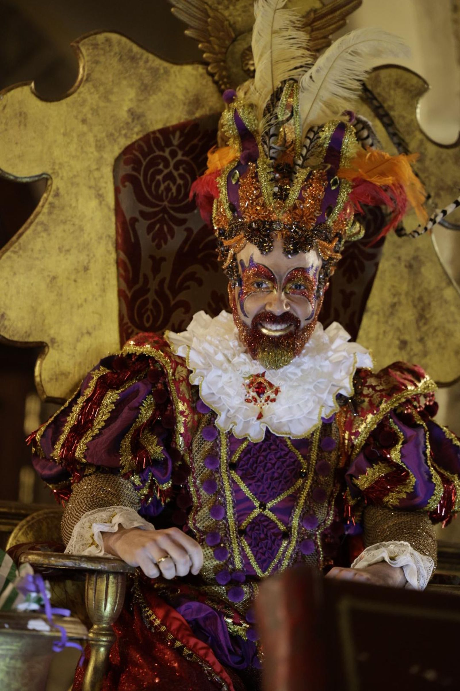 Cortejo, acto y quema del Dios Momo del Carnaval de Cádiz 2026