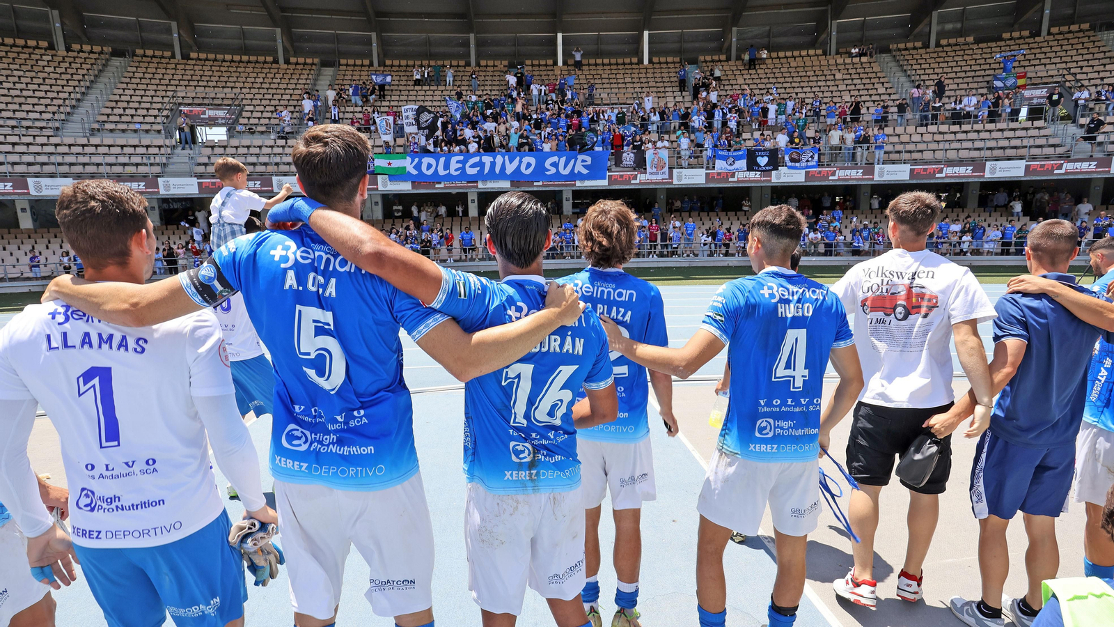 Último partido de liga del Xerez DFC - CD Pozoblanco en Chapín