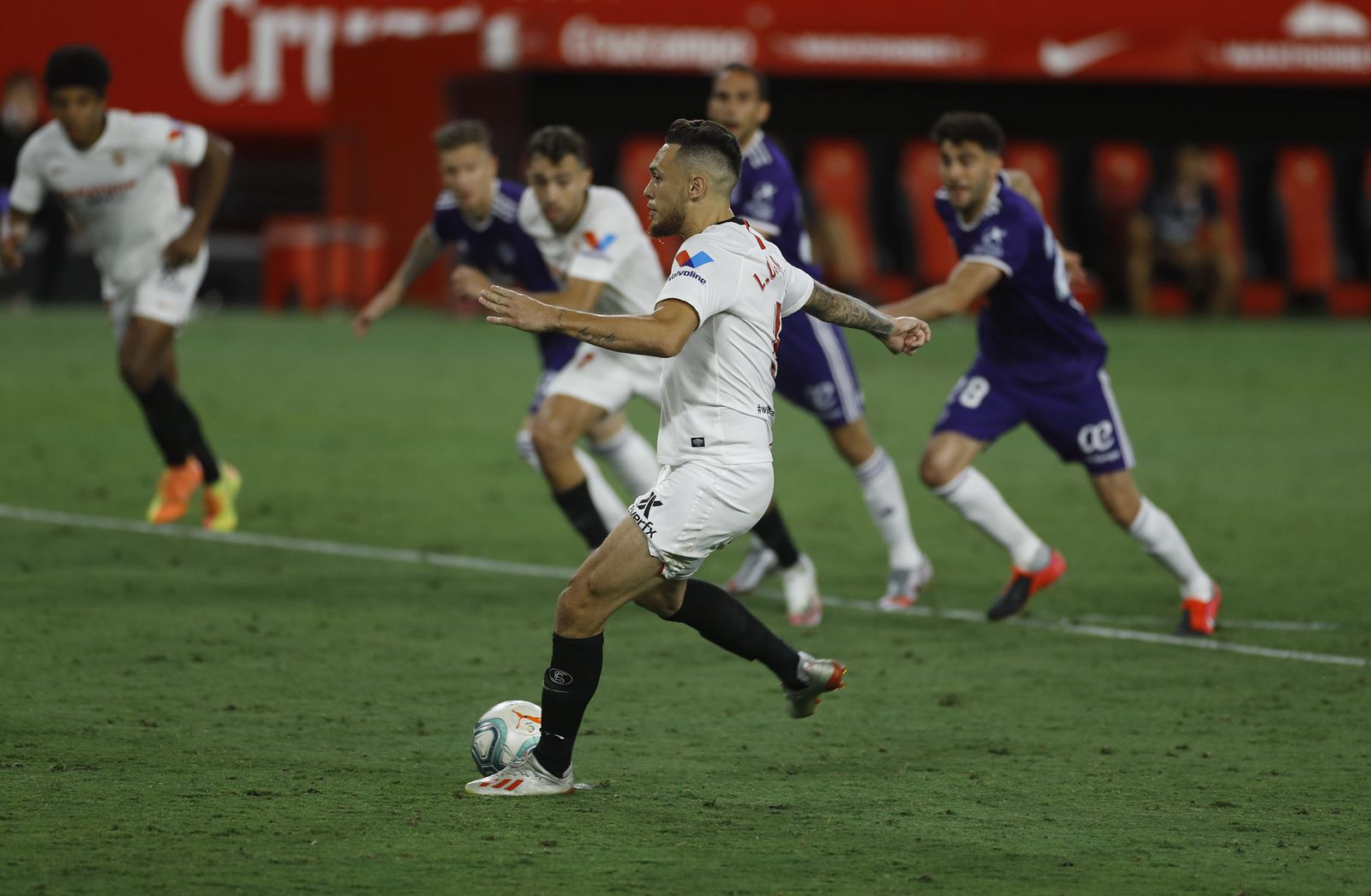 Las imágenes del Sevilla-Valladolid