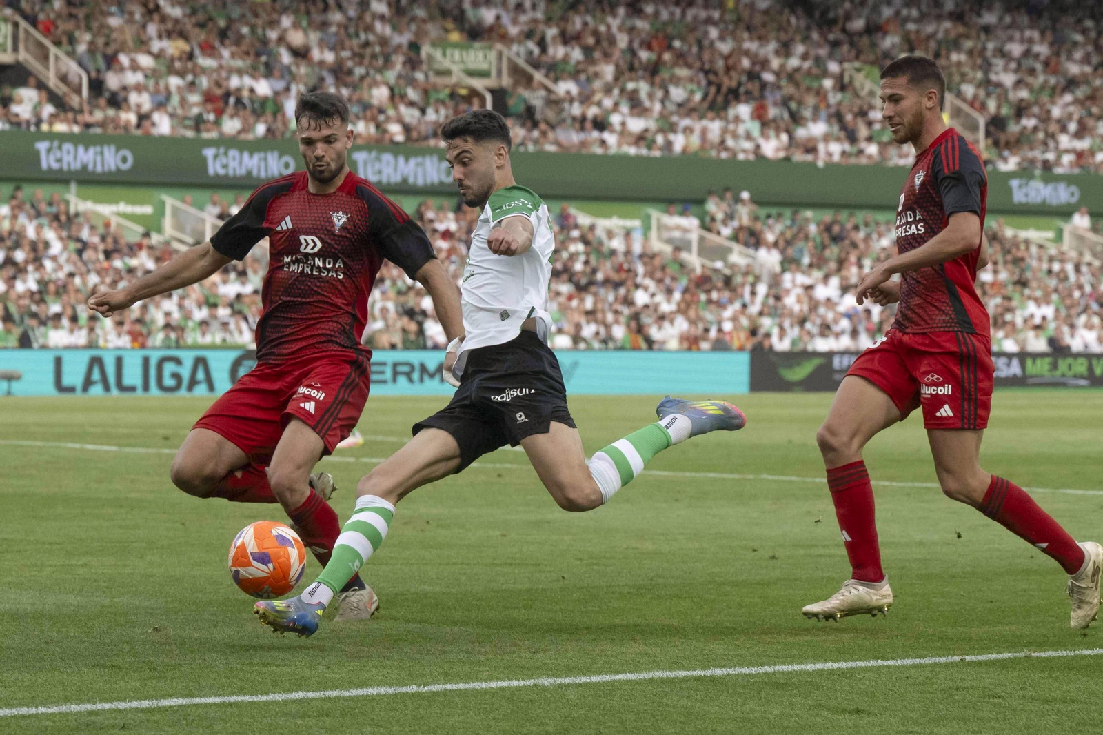 Andrés Martín, durante un partido del curso pasado.