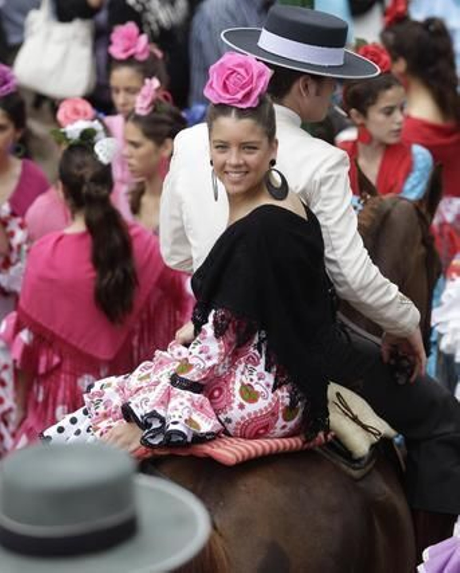La lluvia no impidió la fiesta el Miércoles de Feria.

Foto: Antonio Pizarro