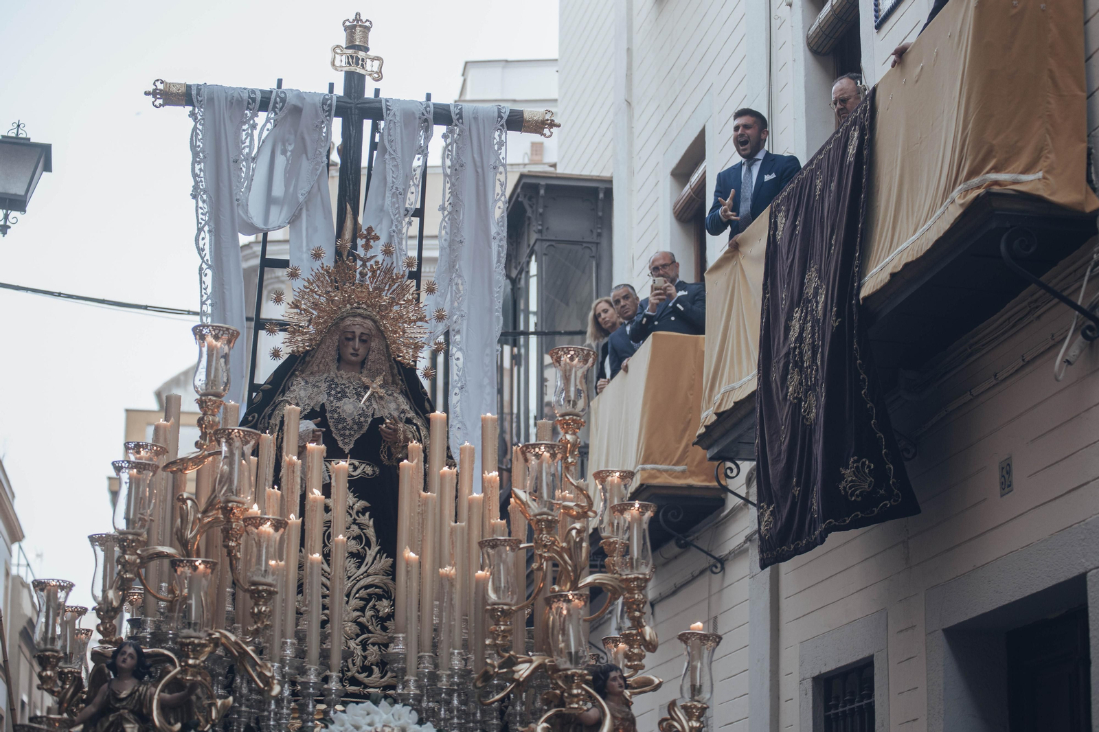 Las imágenes de la Soledad de San Lorenzo en la Semana Santa de Sevilla 2023
