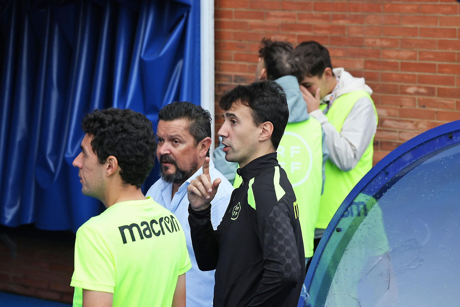 La suspensión del Recreativo de Huelva - UCAM Murcia en imágenes