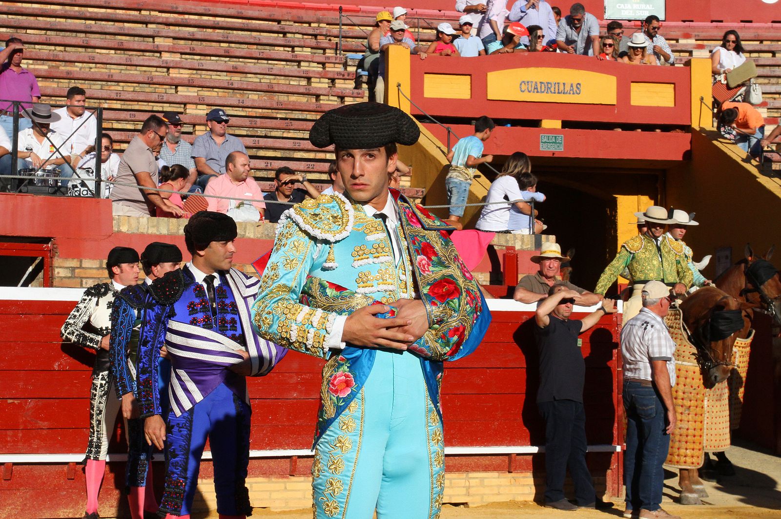 Imágenes de la Novillada de Rafael Serna, Emilio Silvera y Rodrigo Molina.