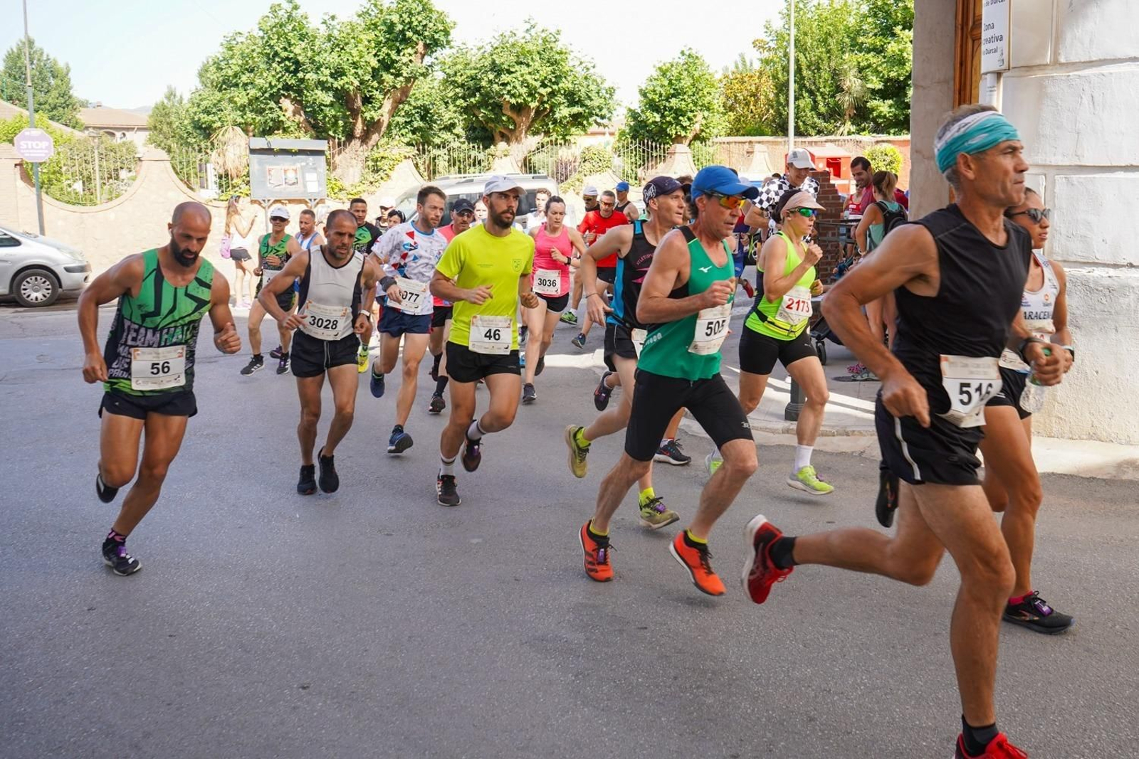 Los corredores, en una prueba anterior del Gran Premio de Fondo.