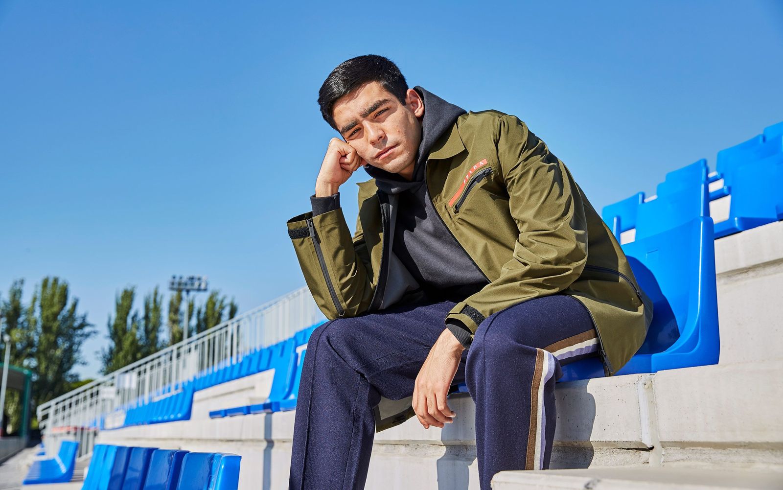 Omar Ayuso, uno de los protagonistas de la serie de Netflix, 'Élite'.