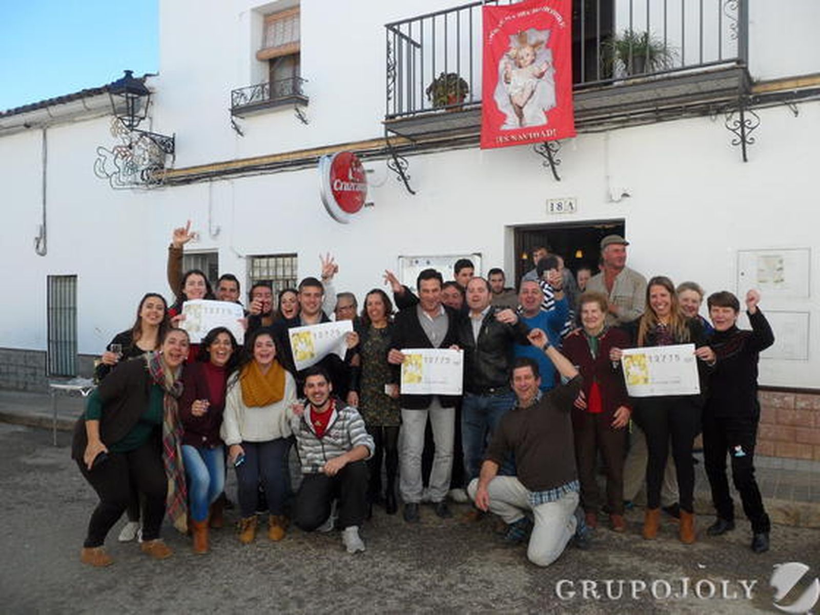 Las imágenes de una jornada de Lotería con lluvia de premios en la provincia de Huelva