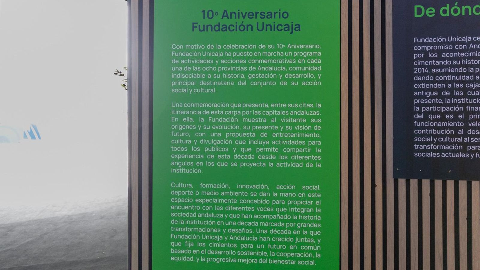 Inauguración en Jaén del Espacio Fundación Unicaja con motivo de la conmemoración del décimo aniversario de la entidad