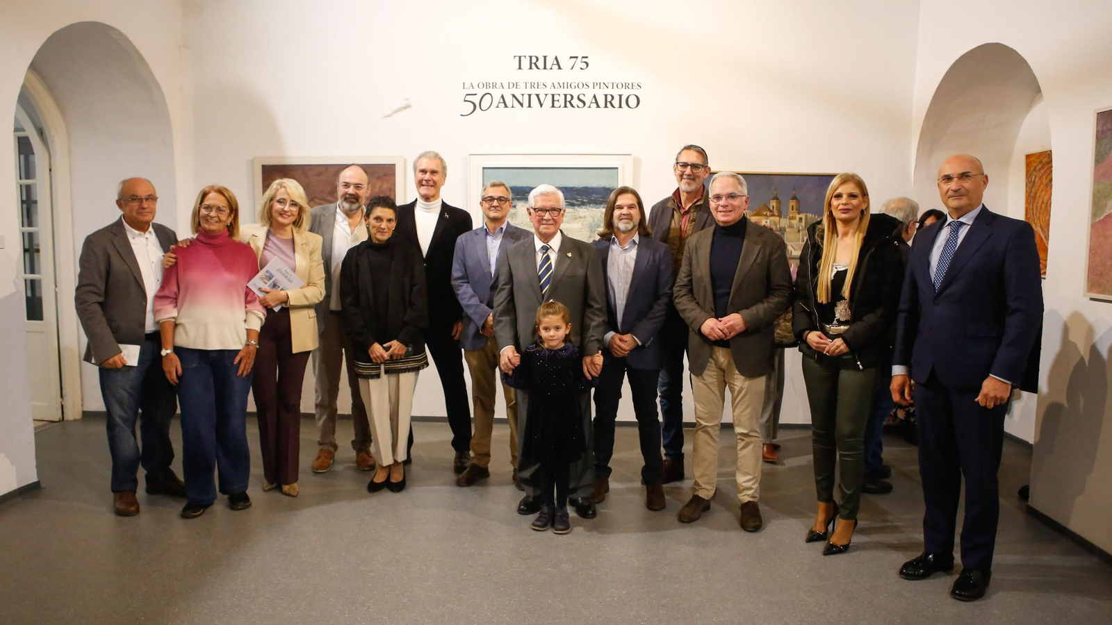 Las fotos de la inauguración de la exposición por el 50 aniversario de Tria 75